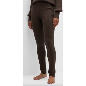 SKIN Maisal Pima Cotton Knit Loungewear Legging Size 1, S/M
